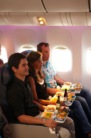 Classe Loisirs repas � bord Air Austral