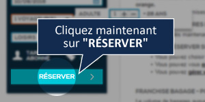 Cliquez maintenant sur RESERVER
