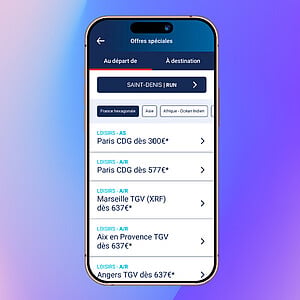 Offres spéciales app mobile Air Austral