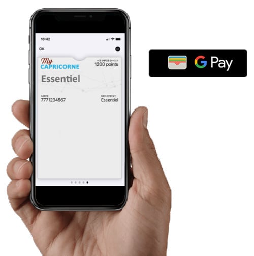 Activate card on mobile