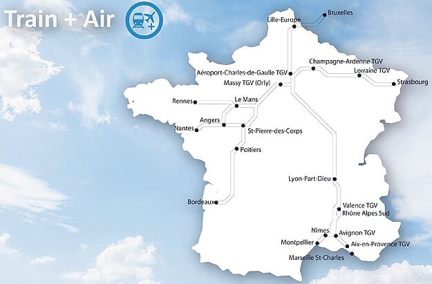 Réseau Air Austral Train + Air