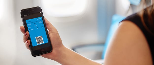 Carte d'embarquement mobile - Air Austral