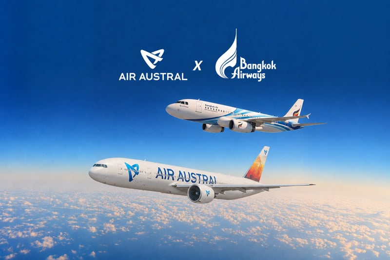 Vols Air Austral - Thaï Airways