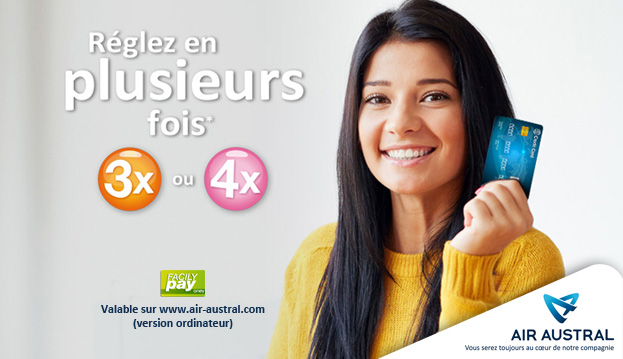 Paiement en 3 ou 4 fois