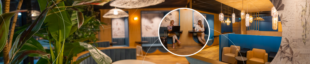 Salon d'aéroport Air Austral à l'île de la Réunion
