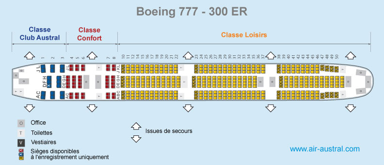 Места в самолете боинг 777 аэрофлот схема